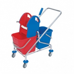 Wózek do sprzątania dwuwiaderkowy Roll Mop 02.20. SK CH WCH-0010